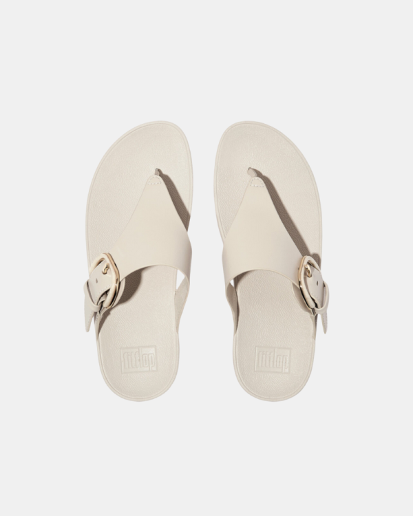 Sandalias De dedo Chancletas Mujer FITFLOP Beige JE9 A99 LULU