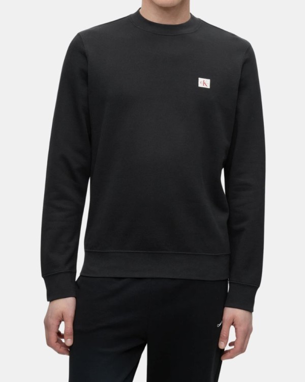 Sudaderas Sin capucha Hombre CALVIN KLEIN Negro LV04RG268GUB1
