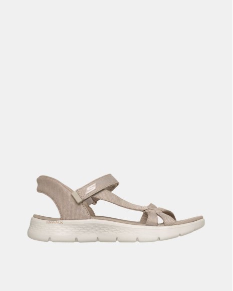 Sandalias Abiertas Mujer SKECHERS Taupe 141481 SLIP INS GO WALK FLEX ILLUMINATE