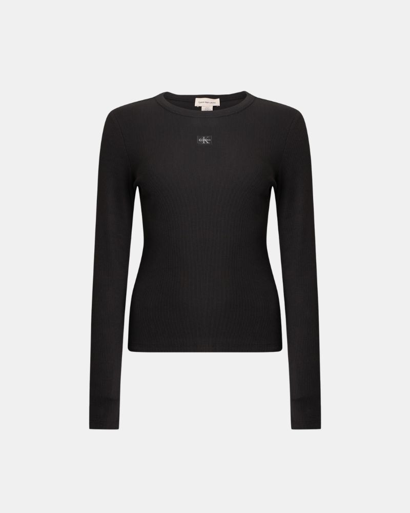 Camisetas Manga larga Mujer CALVIN KLEIN Negro LV047E205GUB1