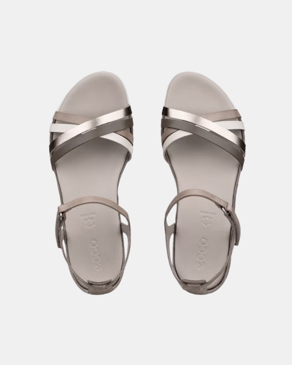 Sandalias Fascitis plantar Mujer ECCO Plata 244243