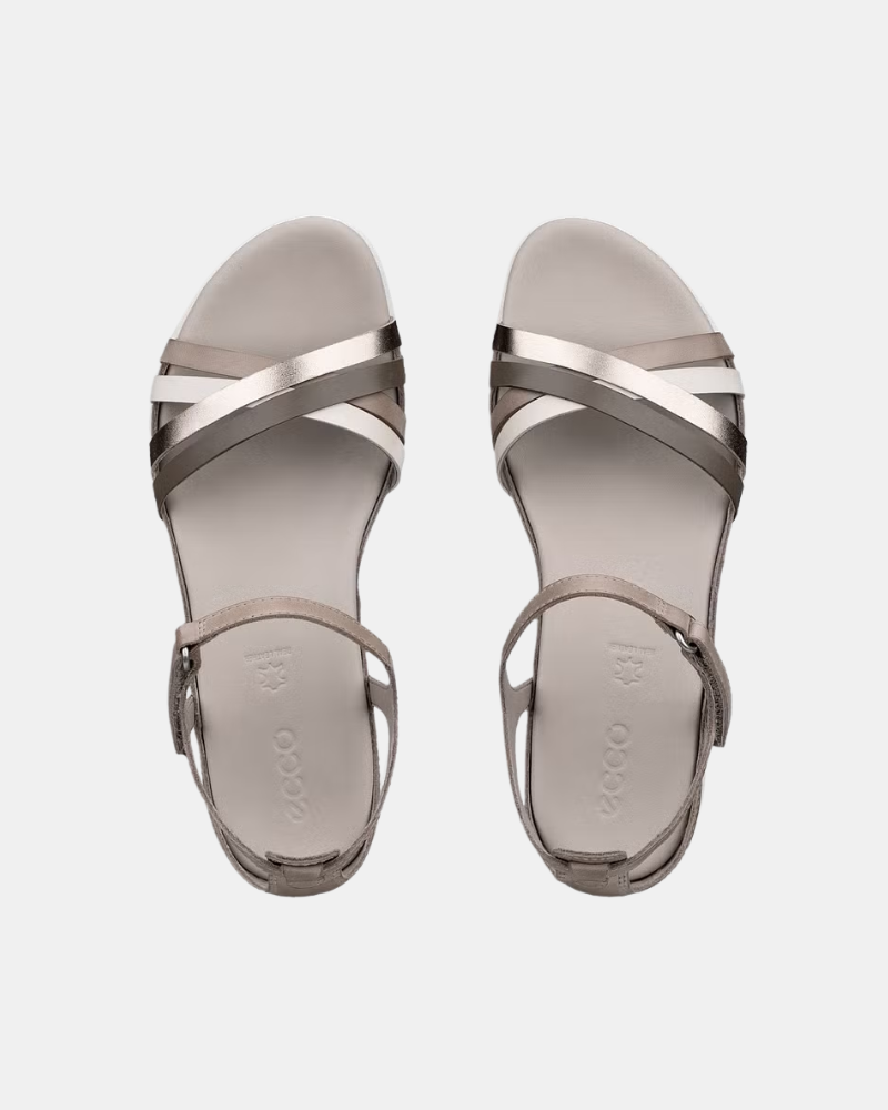 Sandalias Fascitis plantar Mujer ECCO Plata 244243