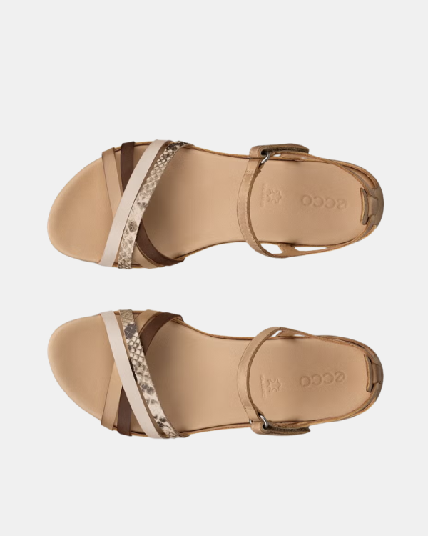 Sandalias Fascitis plantar Mujer ECCO Beige 244243