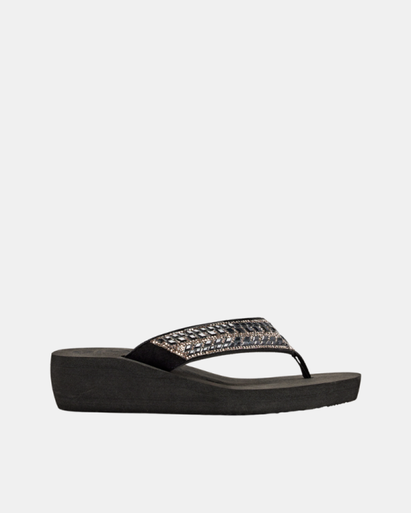 Sandalias De dedo Abiertas Chancletas Mujer GIOSEPPO Negro 71994 DEVICES