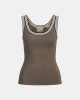 Camisetas Top Mujer JACK AND JONES Marrón 12288577 MINA