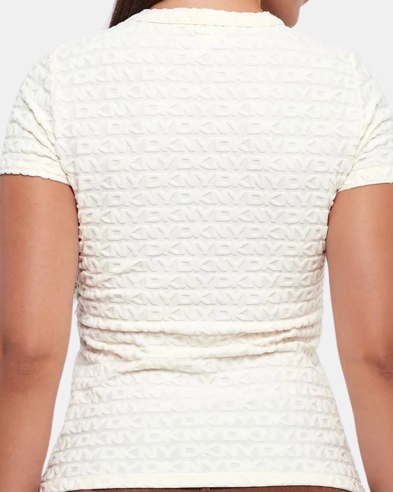 Camisetas Manga corta Mujer DKNY Beige DJ5T1571