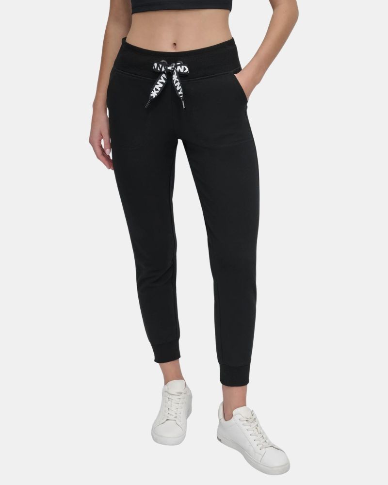 Pantalones Largos Chándal Mujer DKNY Negro DP5P3496