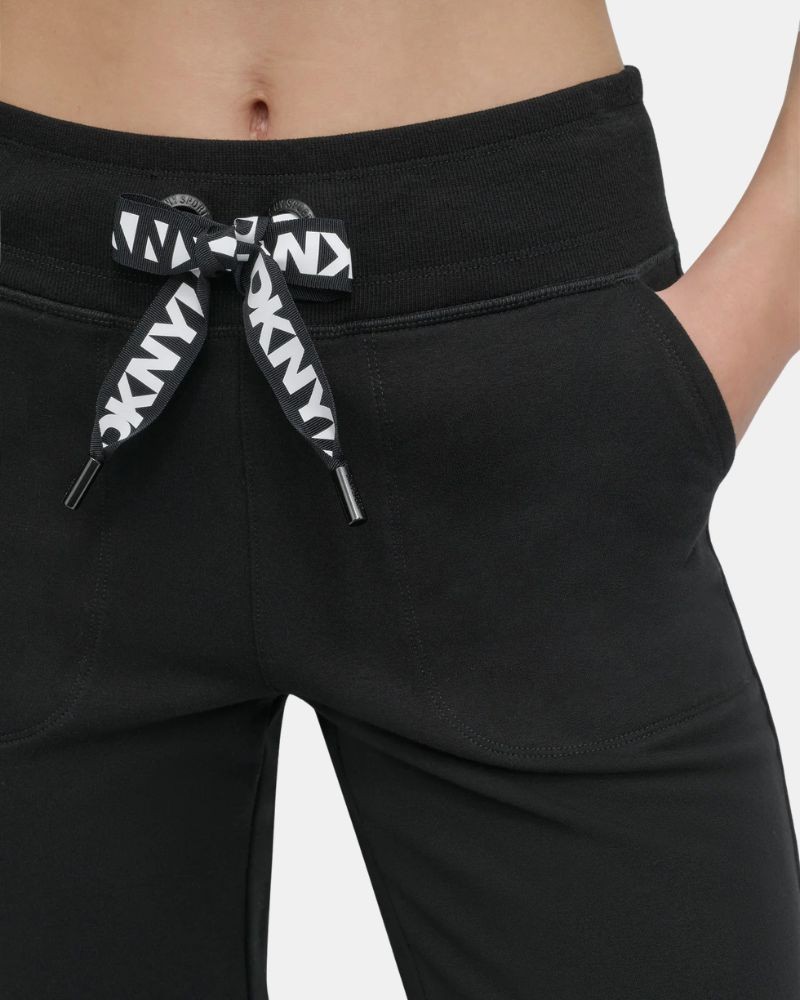 Pantalones Largos Chándal Mujer DKNY Negro DP5P3496