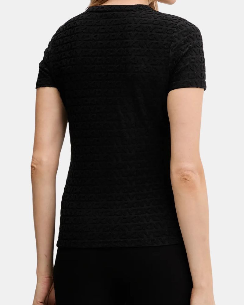 Camisetas Manga corta Mujer DKNY Negro DJ5T1571