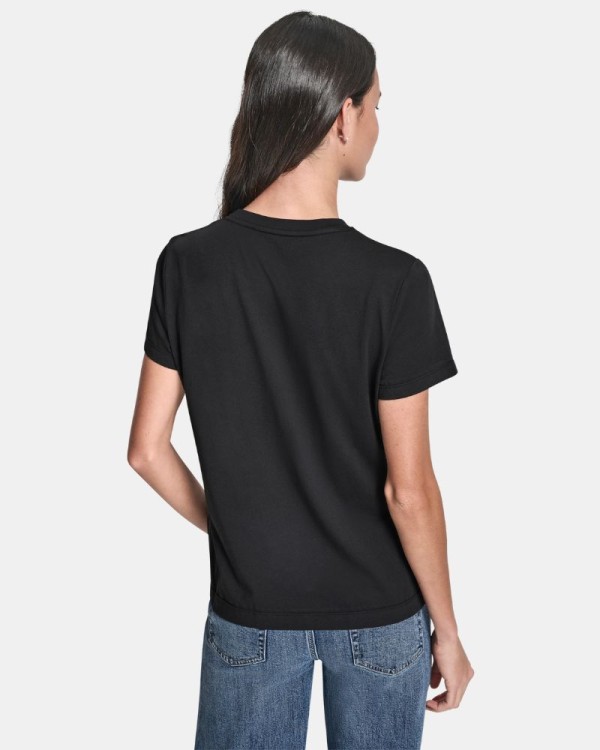 Camisetas Manga corta Mujer DKNY Negro DJ6T1701