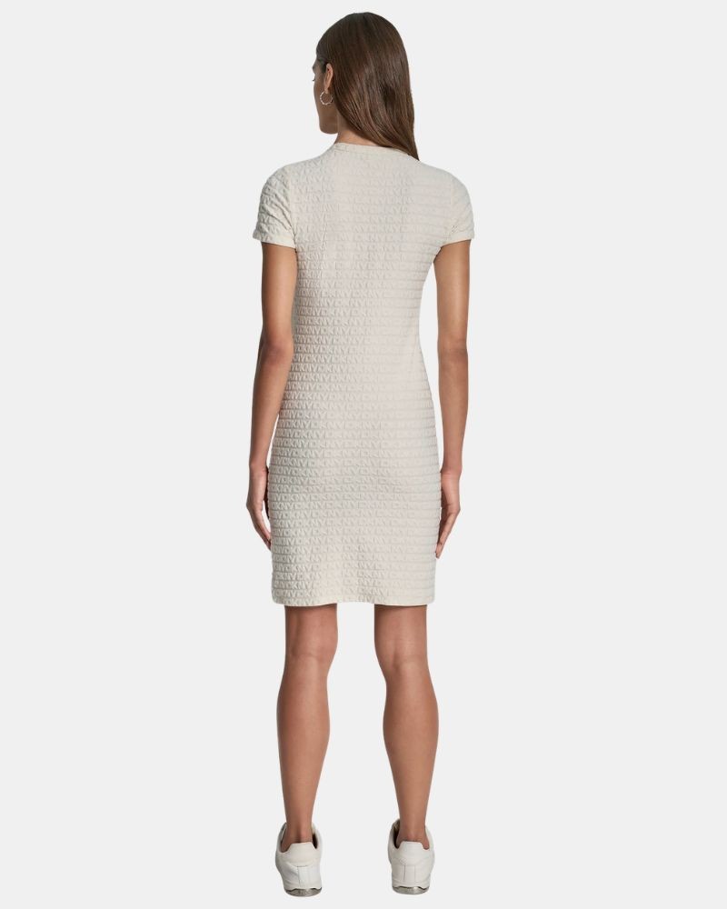 Vestidos  Manga corta Mujer DKNY Beige DJ6D9168
