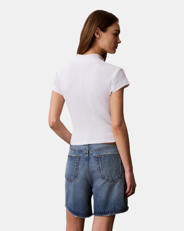 Camisetas Manga corta Mujer CALVIN KLEIN Blanco LV047G240GYAF