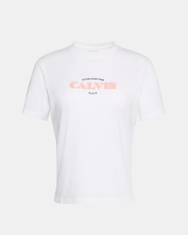 Camisetas Manga corta Mujer CALVIN KLEIN Blanco LV047G807GYAF