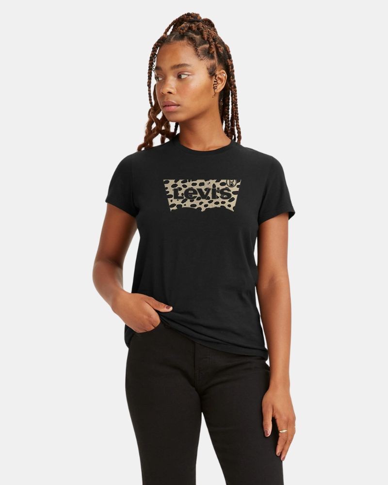 Camisetas Manga corta Mujer LEVIS Negro 17369 2437 THE PERFECT TEE