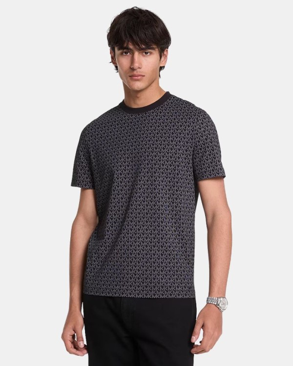 Camisetas Manga corta Hombre MICHAEL KORS Negro CS5529A5KS