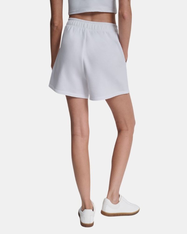 Pantalones Chándal Bermudas Mujer DKNY Blanco DP6S5275