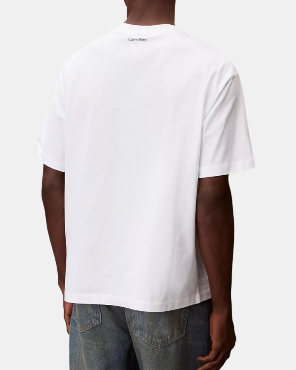 Camisetas Manga corta Hombre CALVIN KLEIN Blanco LV04RF818GYAF