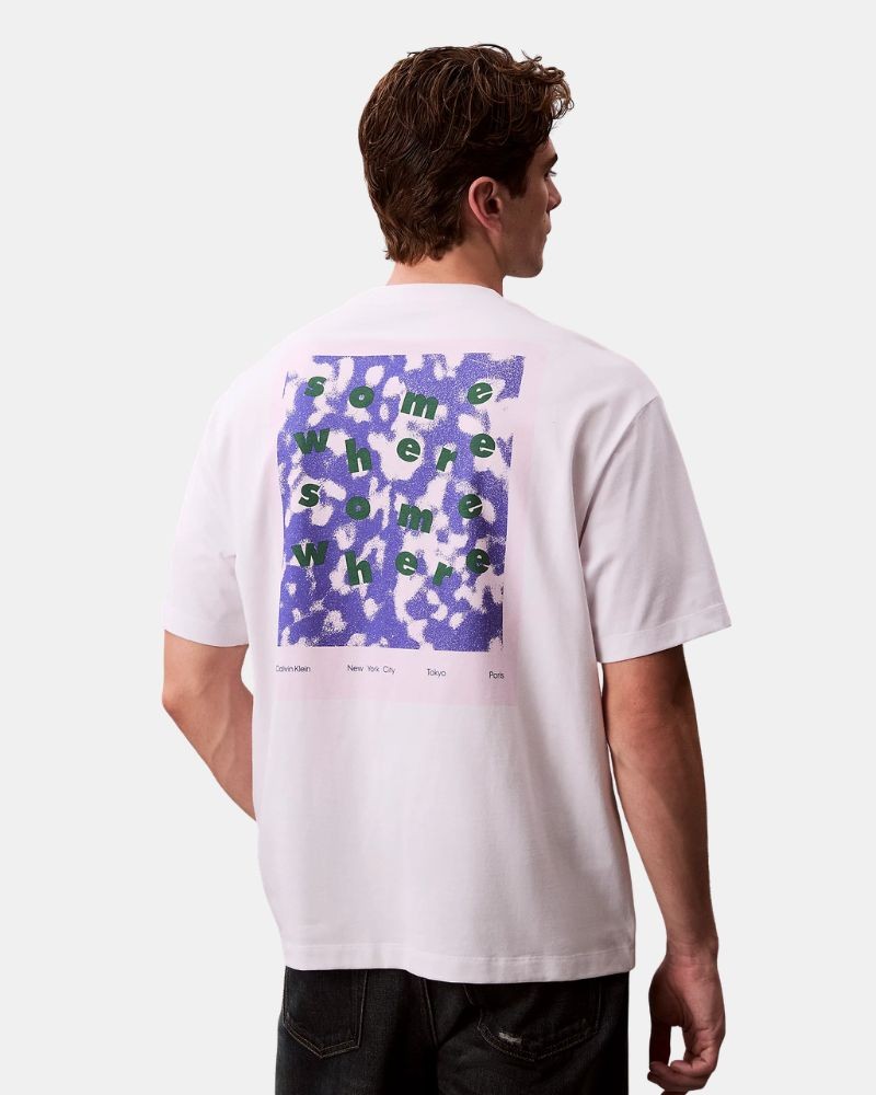 Camisetas Manga corta Hombre CALVIN KLEIN Blanco LV04RE806GYAA