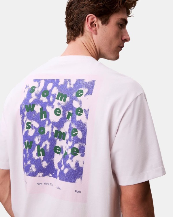 Camisetas Manga corta Hombre CALVIN KLEIN Blanco LV04RE806GYAA