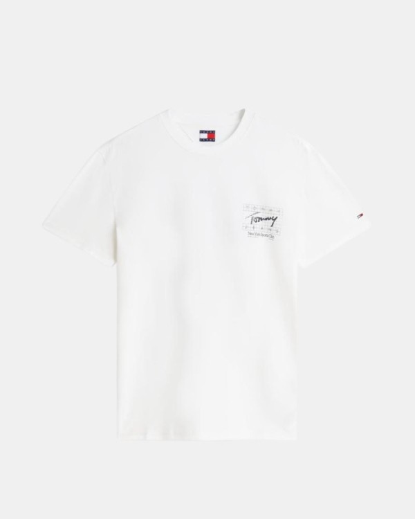 Camisetas Manga corta Hombre TOMMY HILFIGER Blanco DM0DM23177YBL
