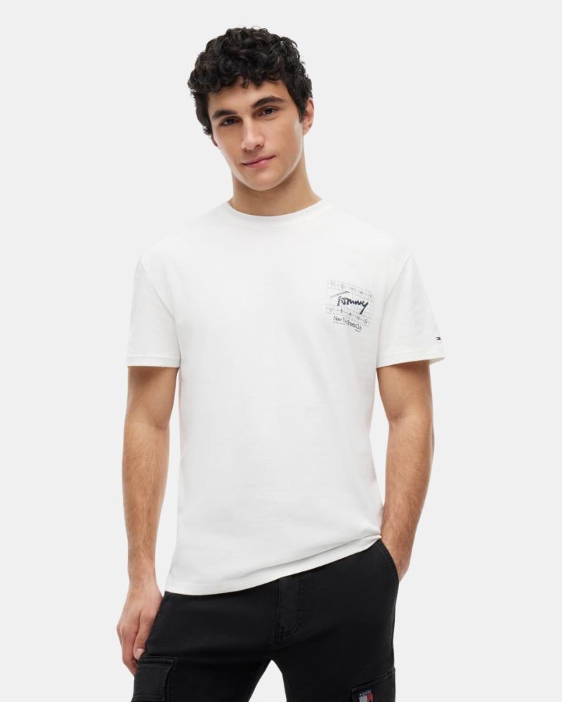 Camisetas Manga corta Hombre TOMMY HILFIGER Blanco DM0DM23177YBL