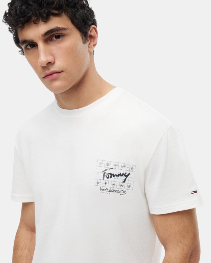 Camisetas Manga corta Hombre TOMMY HILFIGER Blanco DM0DM23177YBL