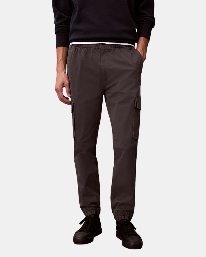 Pantalones Largos Hombre CALVIN KLEIN Gris LV04RD608GN3Z
