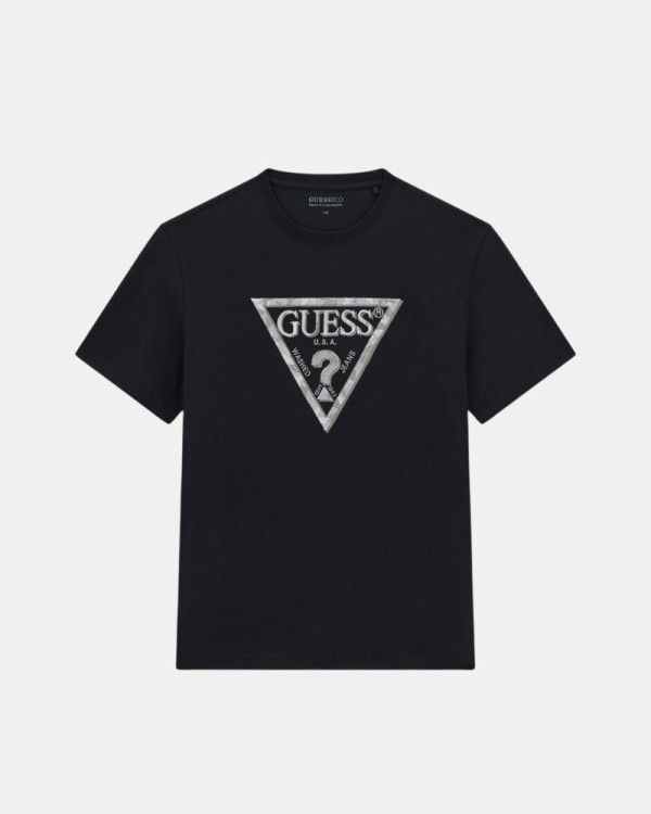 Camisetas Manga corta Hombre  Negro M6YI47 K4233