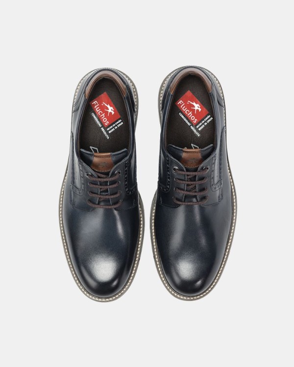 Zapatos Bajos Hombre FLUCHOS Azul F2319