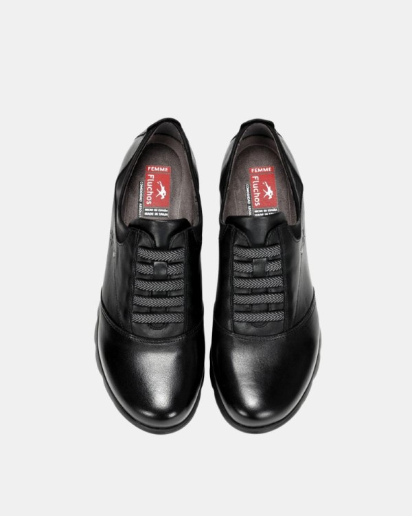 Zapatos Bajos Mujer FLUCHOS Negro F0354