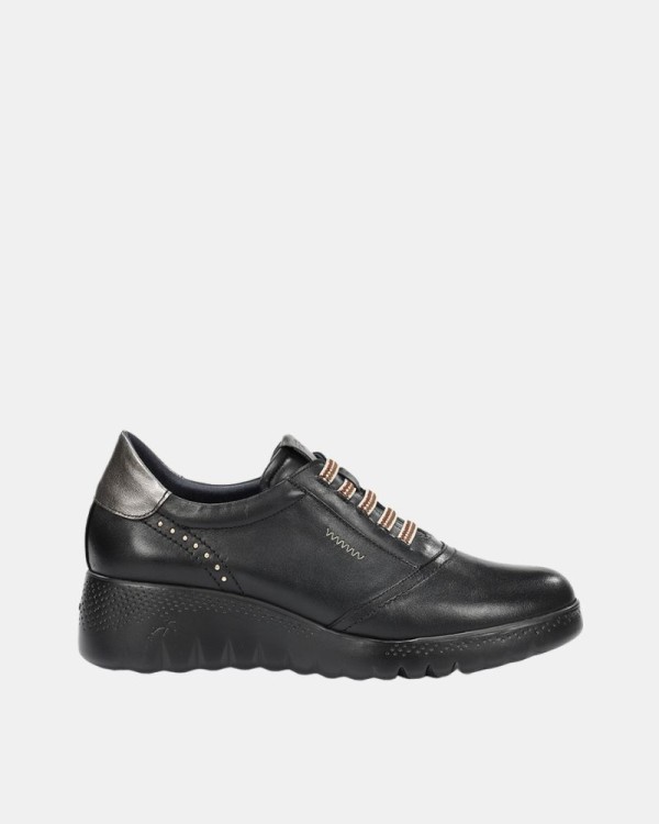 Zapatos Bajos Mujer FLUCHOS Negro F2096