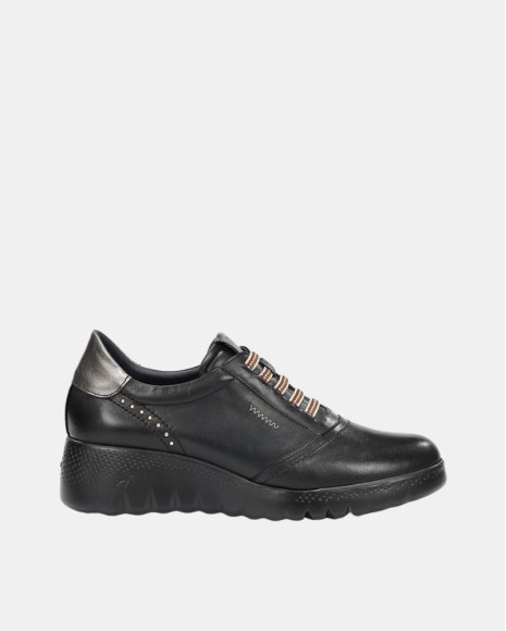 Zapatos Bajos Mujer FLUCHOS Negro F2096