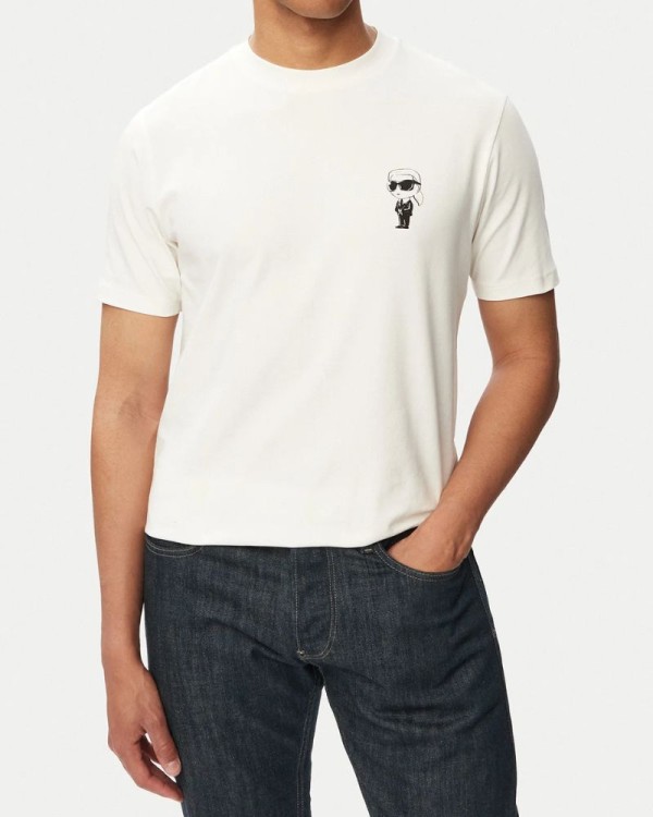Camisetas Manga corta Hombre Karl Lagerfeld Blanco 755048 563235