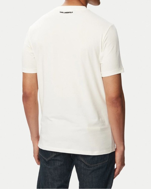 Camisetas Manga corta Hombre Karl Lagerfeld Blanco 755048 563235