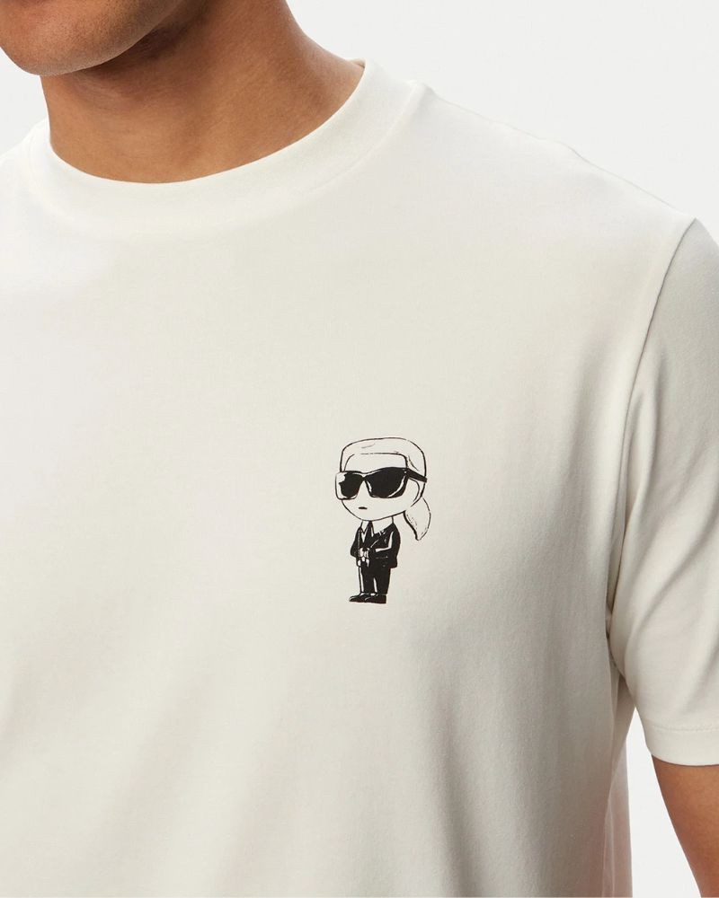 Camisetas Manga corta Hombre Karl Lagerfeld Blanco 755048 563235