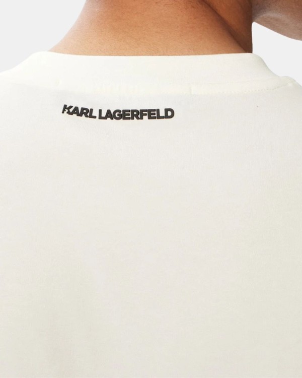 Camisetas Manga corta Hombre Karl Lagerfeld Blanco 755048 563235