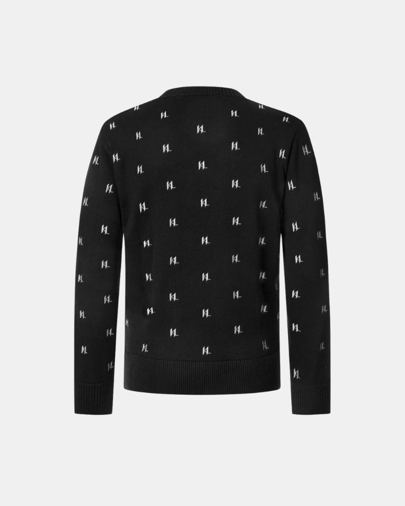 Jersey Manga larga Hombre Karl Lagerfeld Negro 655023 563303