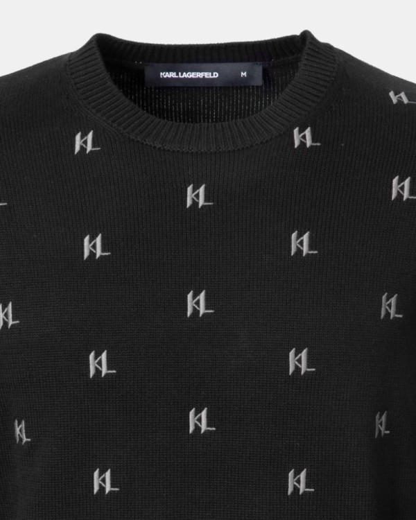 Jersey Manga larga Hombre Karl Lagerfeld Negro 655023 563303