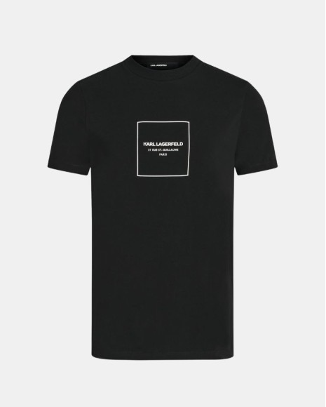 Camisetas Manga corta Hombre Karl Lagerfeld Negro 755033 563221