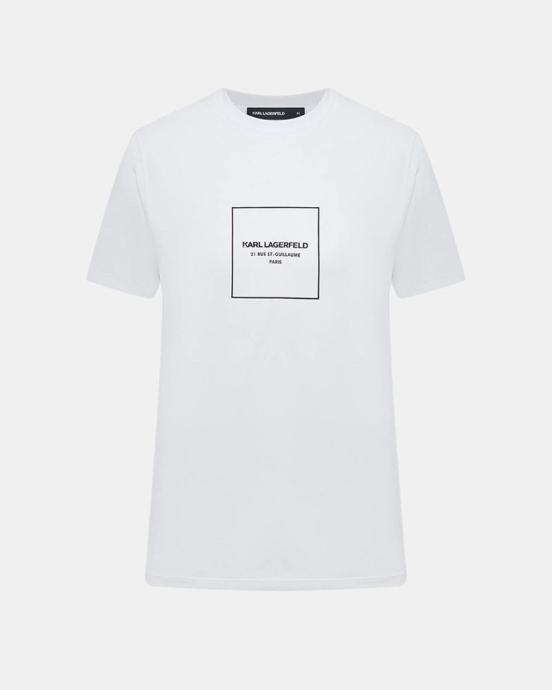 Camisetas Manga corta Hombre Karl Lagerfeld Blanco 755033 563221