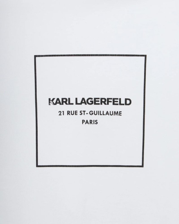 Camisetas Manga corta Hombre Karl Lagerfeld Blanco 755033 563221