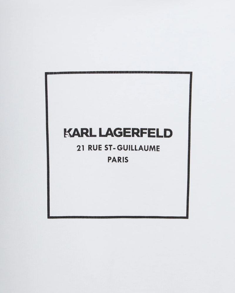 Camisetas Manga corta Hombre Karl Lagerfeld Blanco 755033 563221