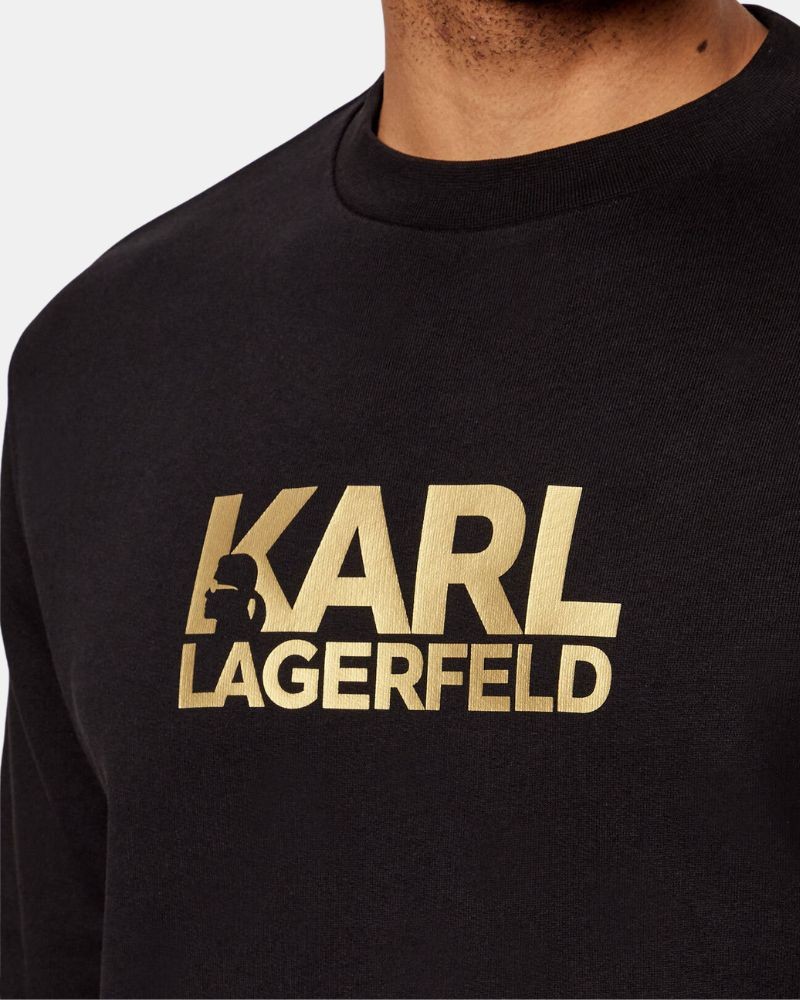 Sudaderas Sin capucha Hombre Karl Lagerfeld Negro 705780 500917