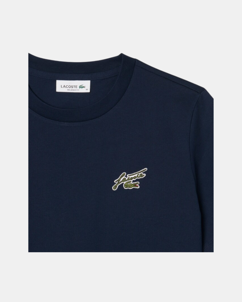 Camisetas Manga corta Mujer LACOSTE Azul TF0224