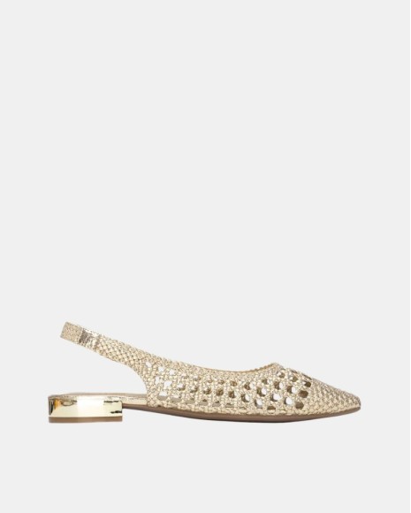 Zapatos Bailarinas Mujer XTI Oro 145300