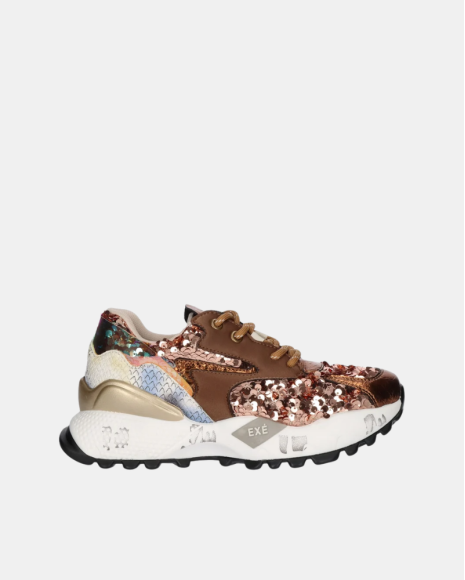 Zapatillas Mujer EXE Marrón D190608 17I