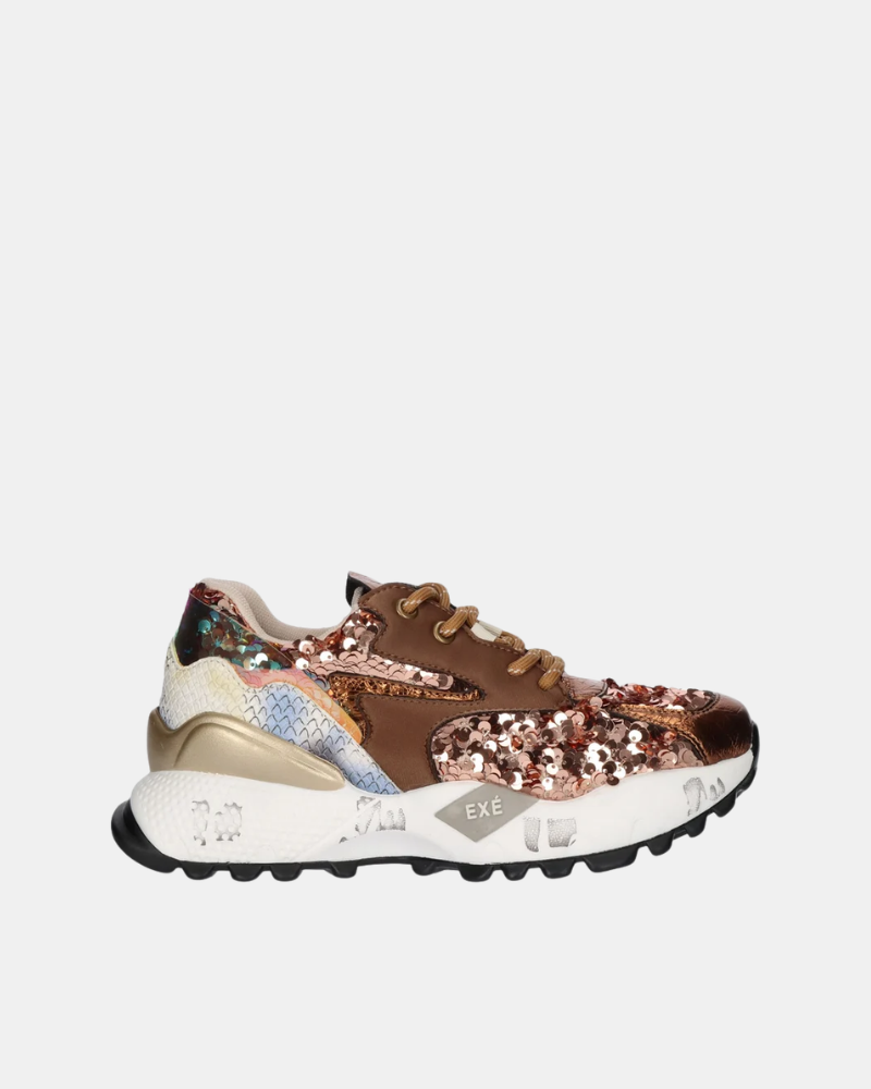 Zapatillas Mujer EXE Marrón D190608 17I