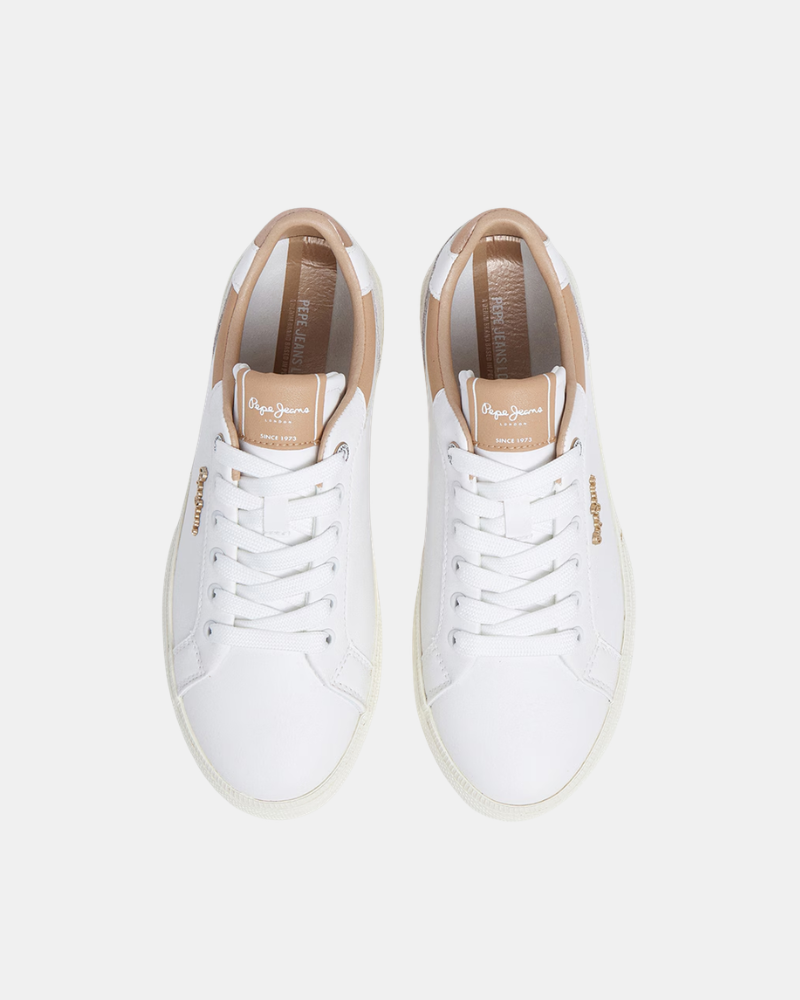 Sapatilhas Mulher PEPE JEANS Branco PLS31588 KENTON COURT W