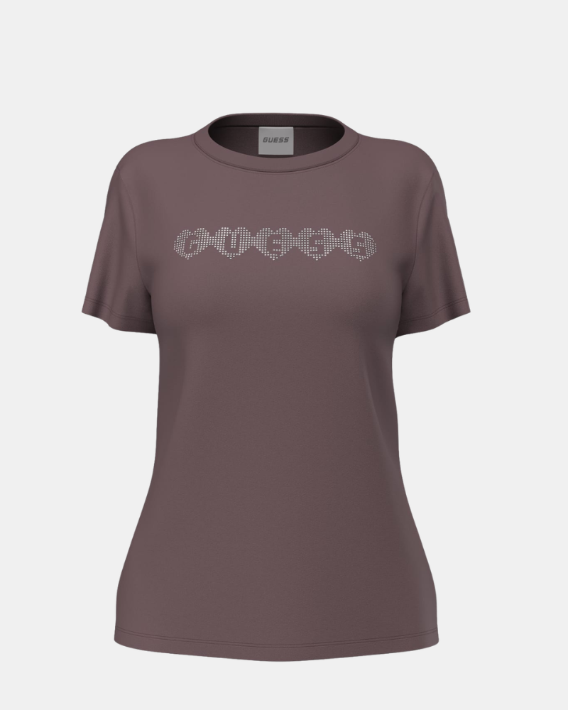 Camisetas Manga corta Mujer GUESS Marrón V6YI08 K4689