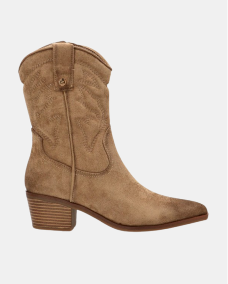 Botines Cowboy Mujer XTI Beige 144307